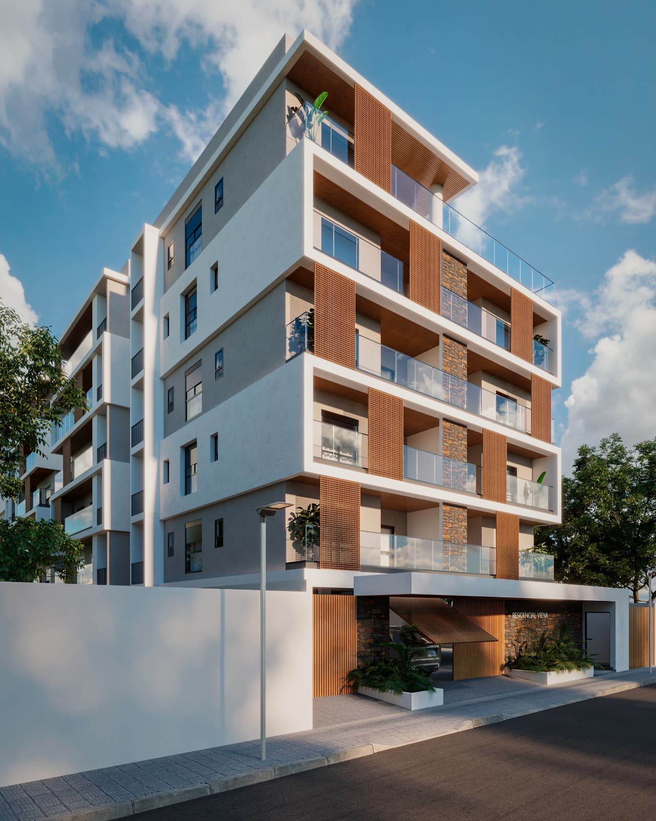 Fachada do Residencial Viena