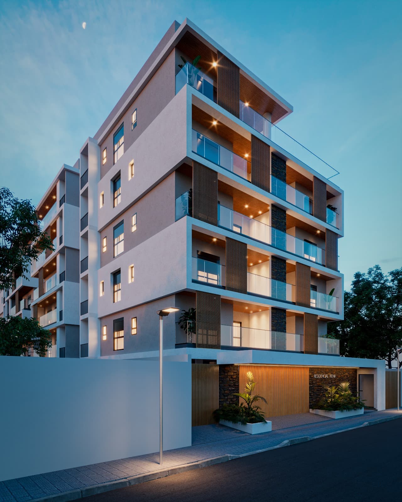 Fachada Residencial Viena